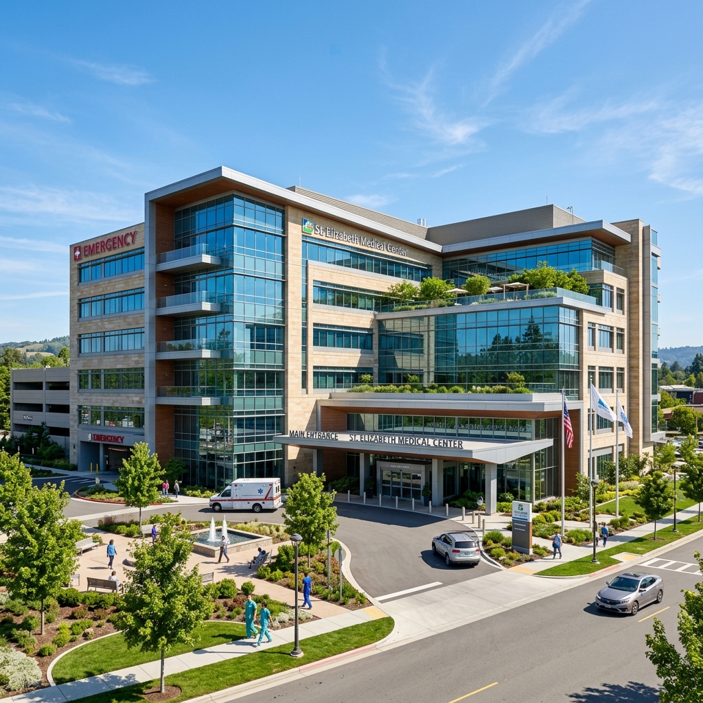 Modern Hospital Exterior